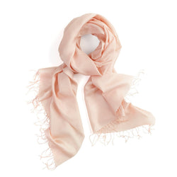 Blush Silk Scarf - Afghanistan